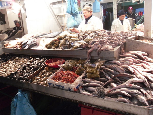 Seafood at Mercado Central