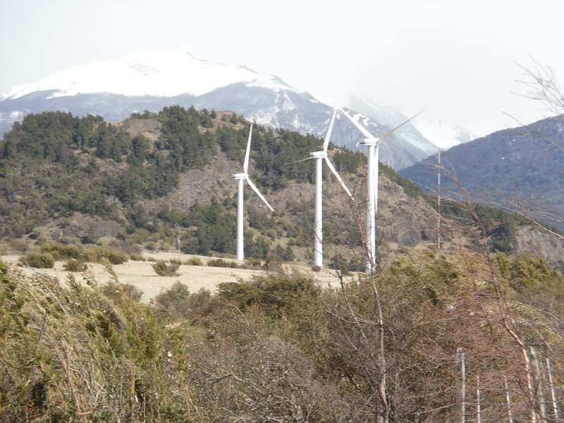 Windmills in Patagonia
