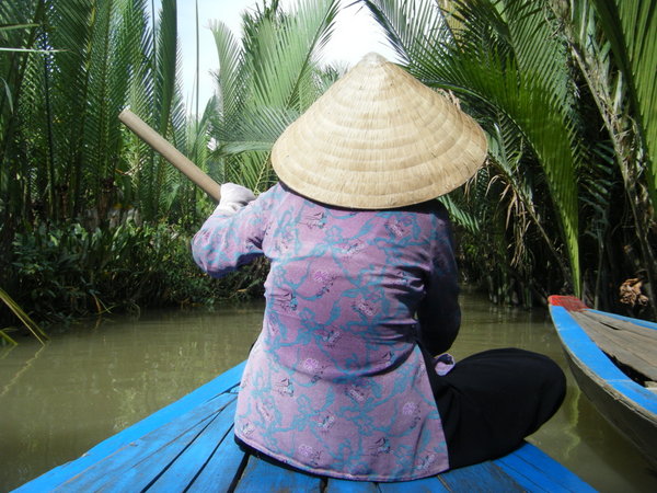 Our driver through the Mekong Delta