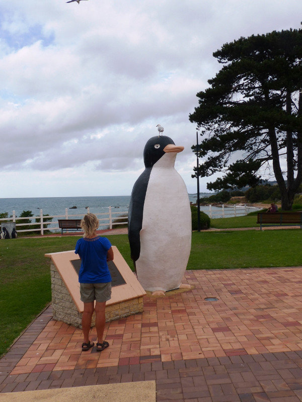 Giant Penguin in the town of Penguin