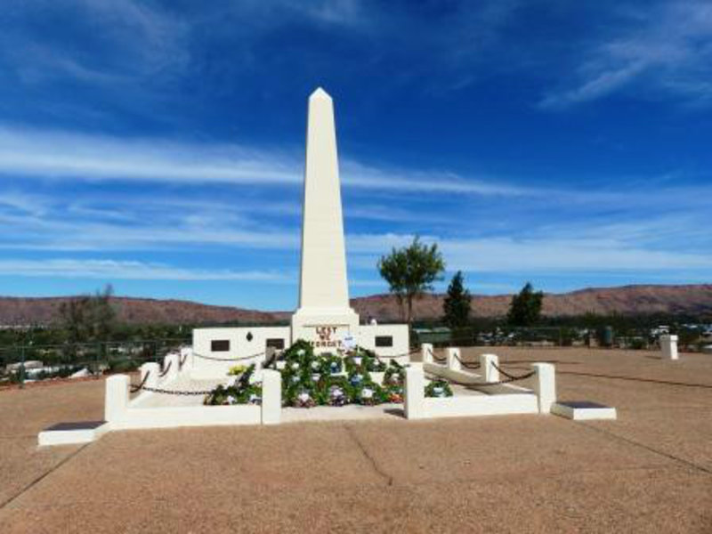 Alice Springs War Memorial.  