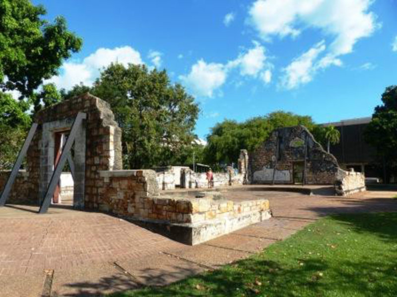 Remains of Darwin church