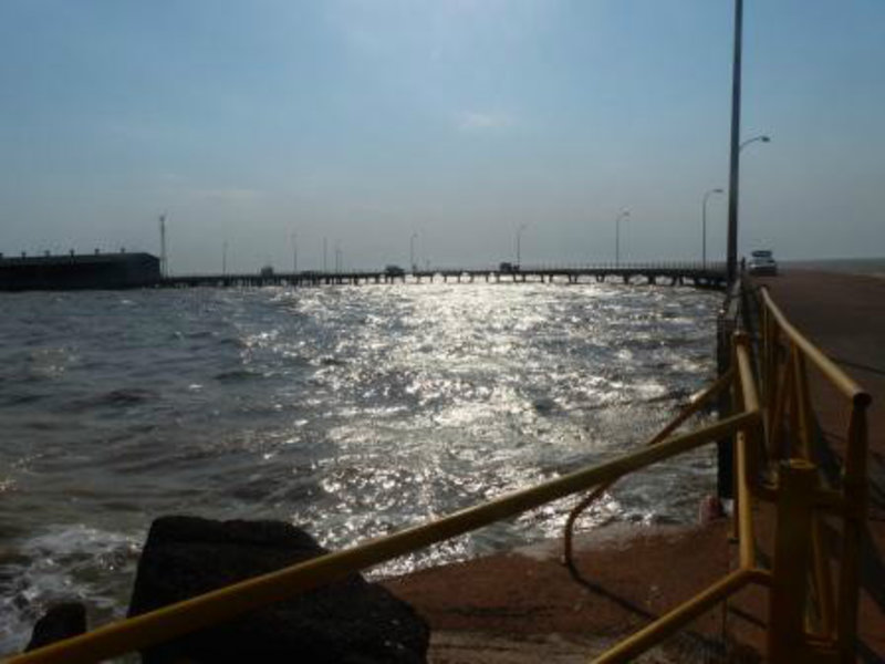 Deby - Jetty at high tide