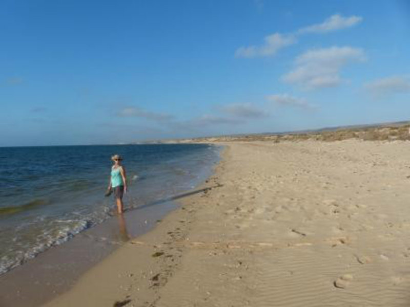 Sandy beach at Ningaloo reef