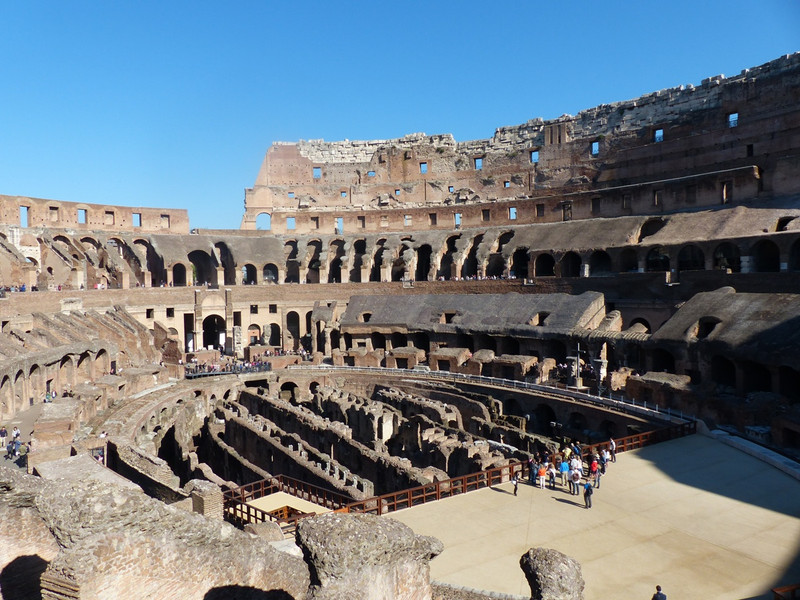 Inside Coloseum Rome