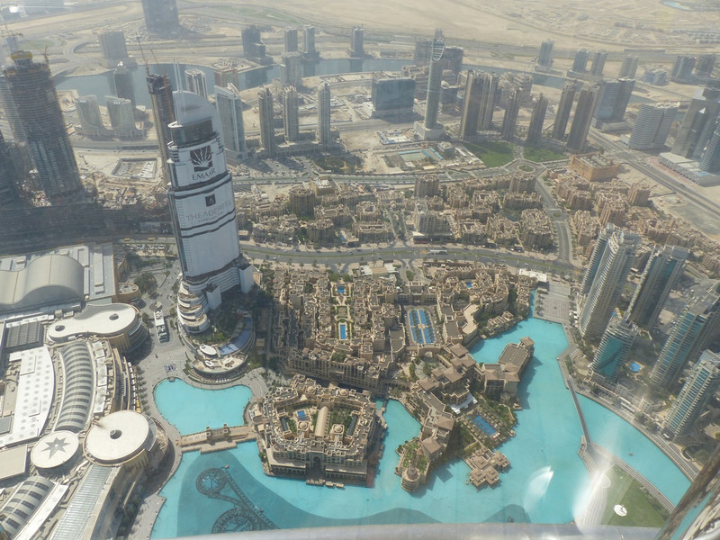 View from Burj Khalifa - Worlds tallest building