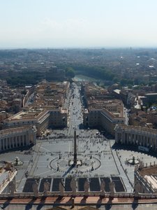 View from the top of the Vatican Dome