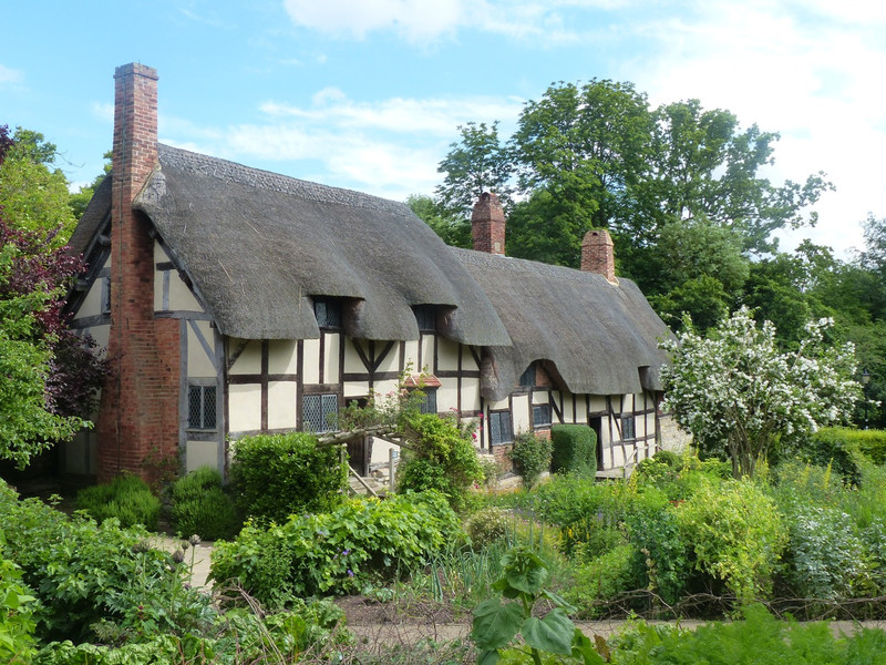 Anne Hathaway's cottage. - Wife of Shakespeare