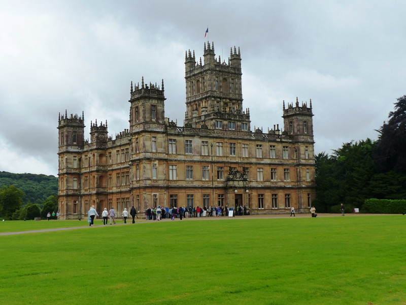 Highclere Castle - Aka Downton Abbey - very crowded so did not go in.
