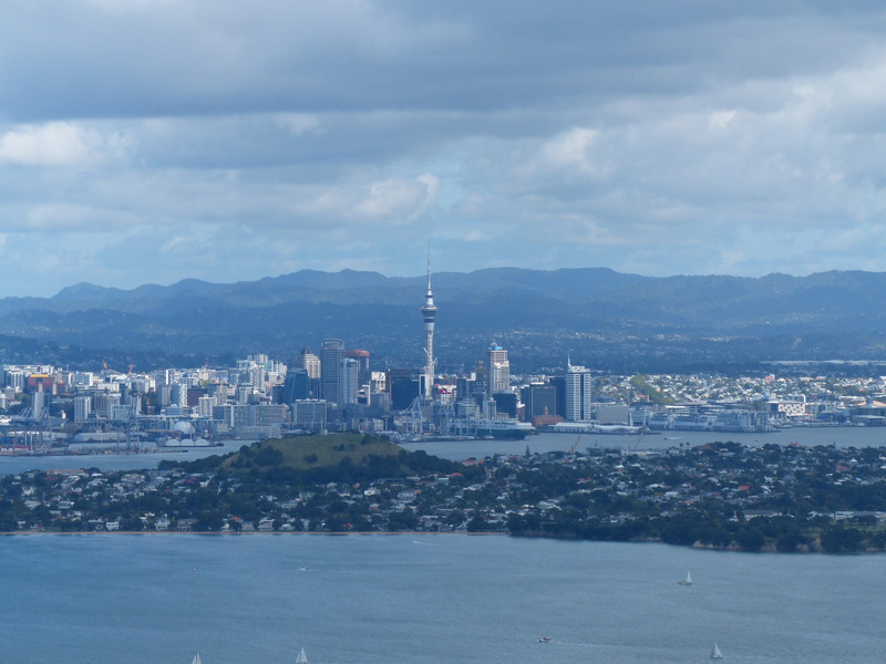 City of Auckland from the water.