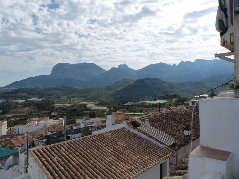 Village of Callossa Ensarria -From my friend´s balcony