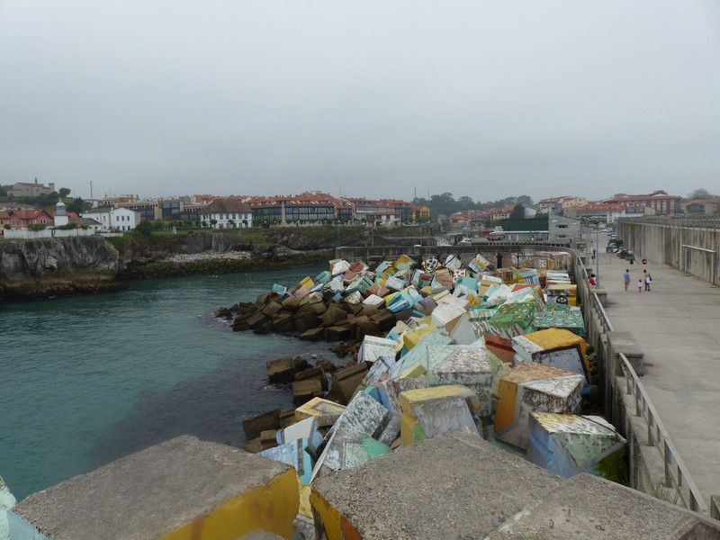 Coastal artwork; supposedly the artists best work!  Llanes, Spain