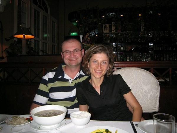 Richard and Justine, our Aussie/Polish stalkers!! We first met in Sapa and last saw each other in Saigon!! - Saigon - Vietnam