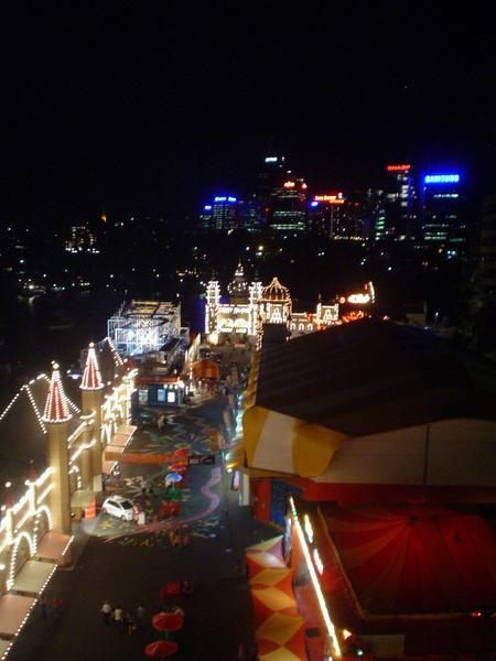 view from the ferris wheel