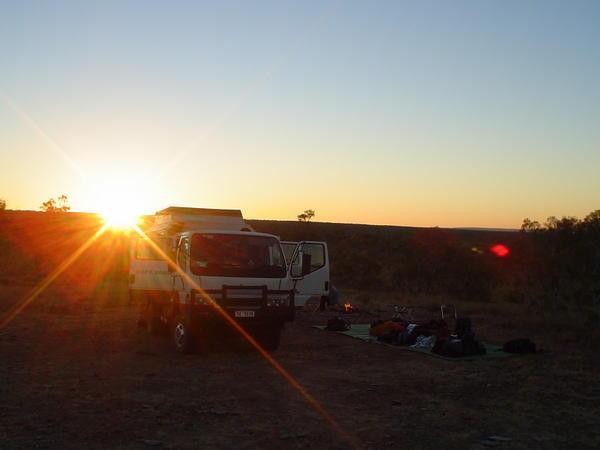 Sunrise at camp