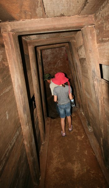 In the Vinh Moc tunnels