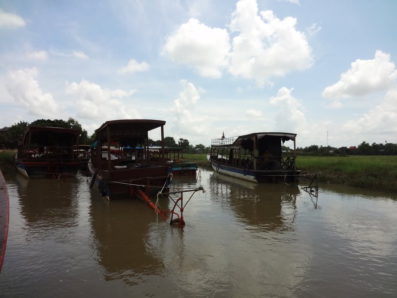 Boote nach Kompong Phluk