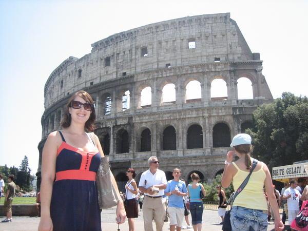 Me in front of the Colloseo