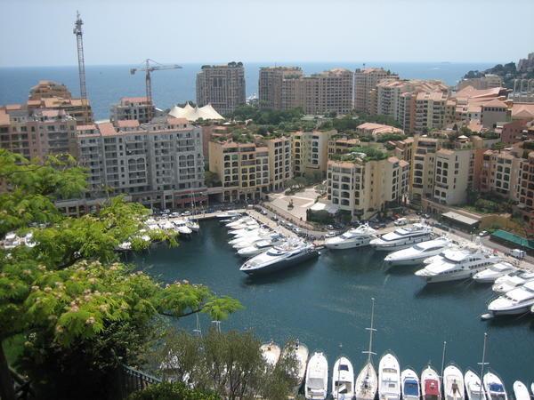 The harbor in Monaco