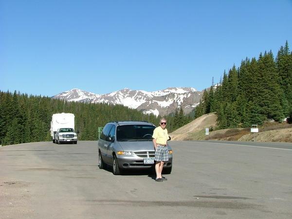 View from Continental Divide on US 160