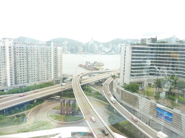 View from my room of Hong Kong Harbour