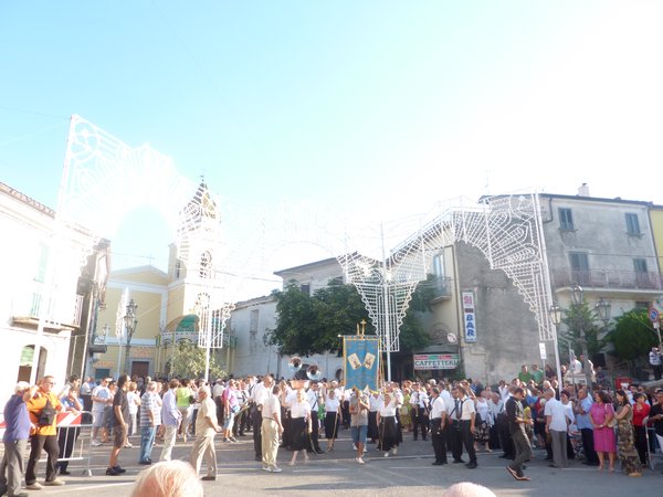 The procession staring on the Piazza 