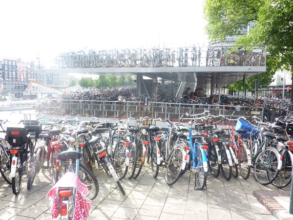 The largest bike parking lot 