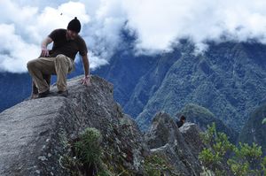 Breakdance en Machu Picchu. 