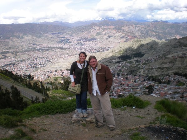 En las alturas de La Paz, Bolivia