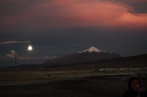 Ollague, Frontera de Bolivia con Chile