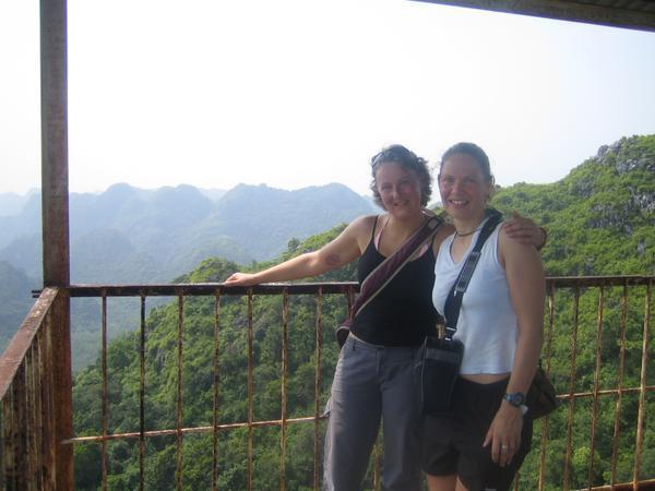 Top of the rusty lookout tower, Cat Ba