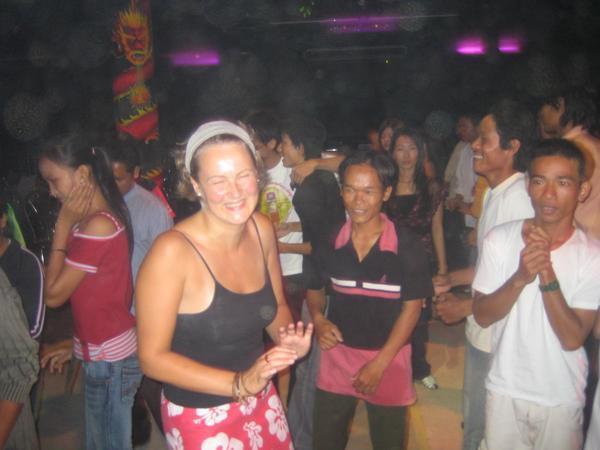 Disco dancing - Cambodia style