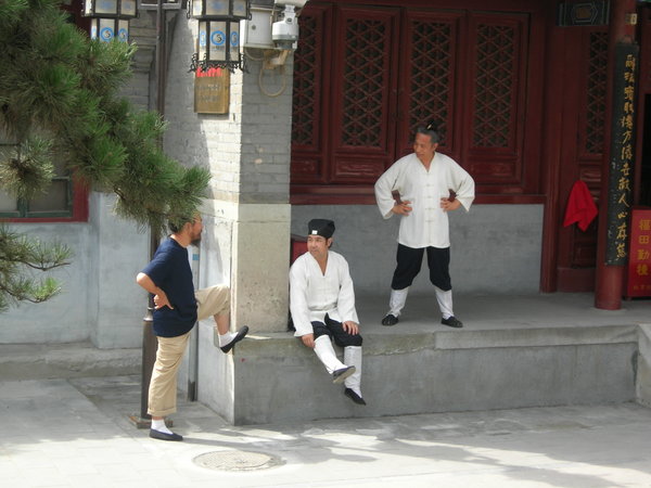 Taoist monks at White Cloud Temple