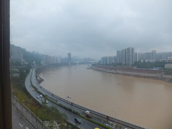Jialing River from the Chongqing monorail
