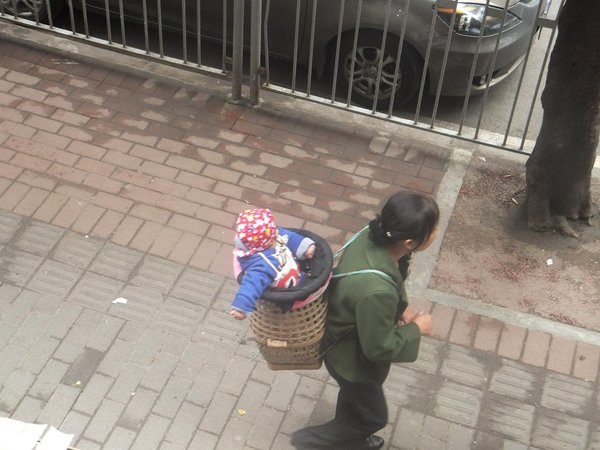 These baskets are used for everything, including babies