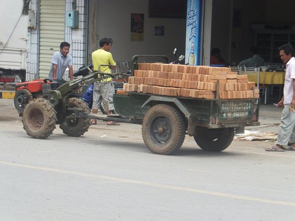Vehicle in Menghun