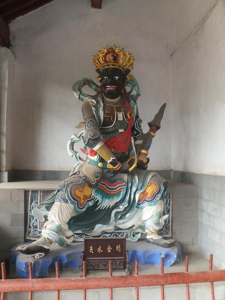 Demon statue in Bamboo temple