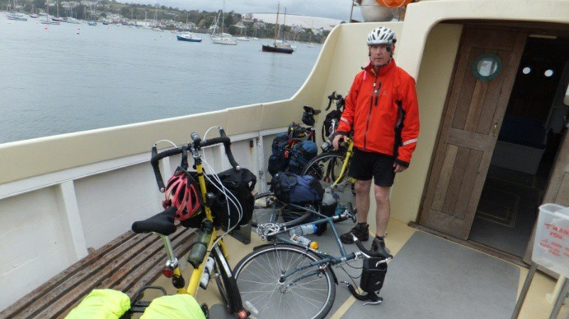 Bikes on Falmouth - St Mawes ferry
