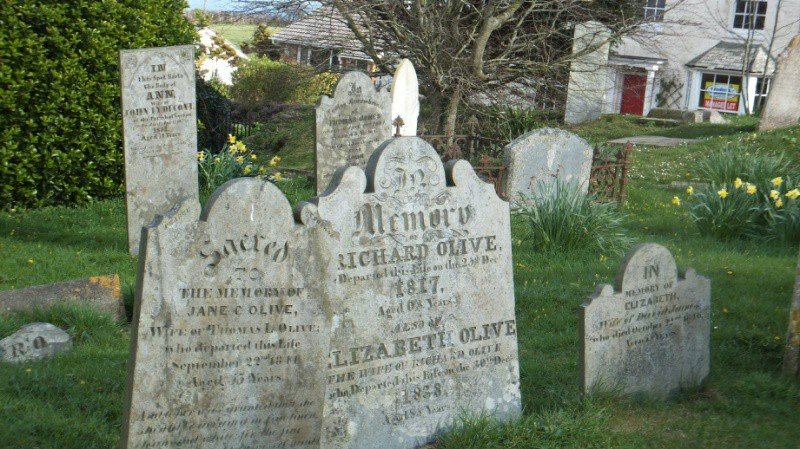 Graveyard above Portscatho