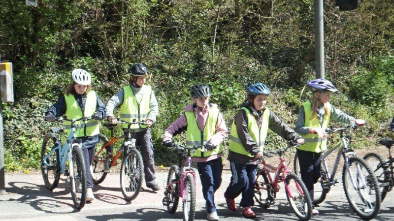Young cyclist group at Marlborough