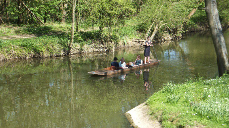 Punting in the canal