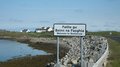 The main language of the road signs is Gaelic (Benbecula)