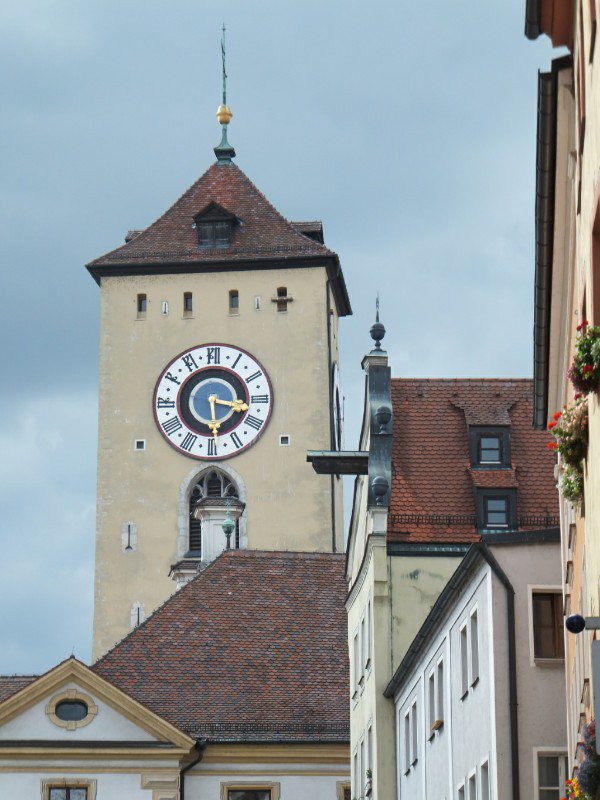 Rathaus tower in Regensburg