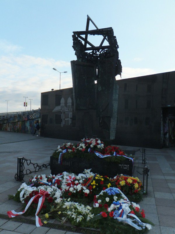 Memorial to 90,000 Slovaks who were murdered in the Holocaust