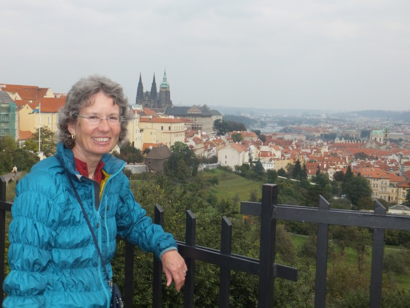 Kathy, St. Vitus, the Vltava, and Prague