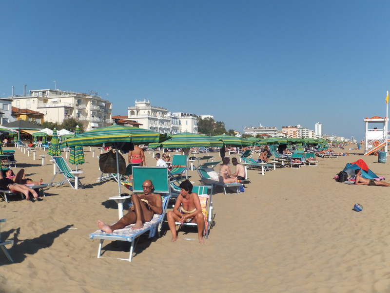 Lide di Jesolo on a Sunday afternoon
