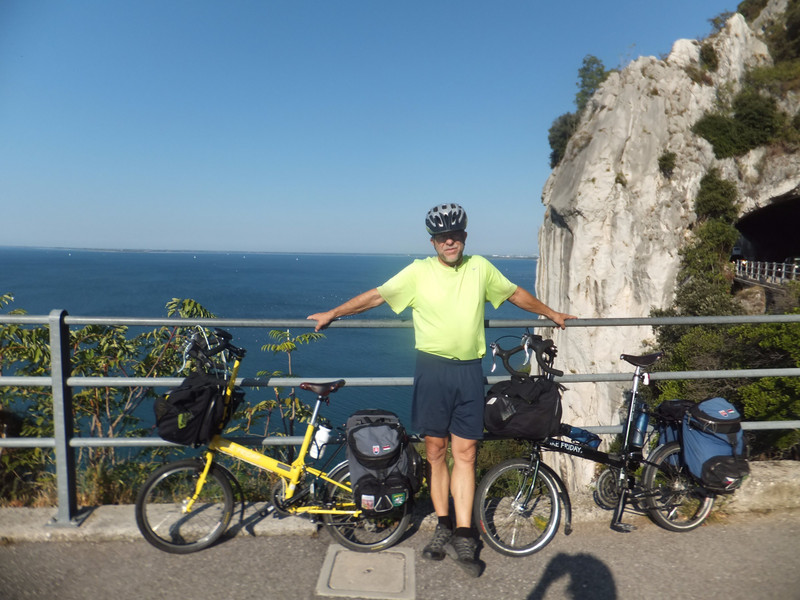 Limestone cliff north of Trieste
