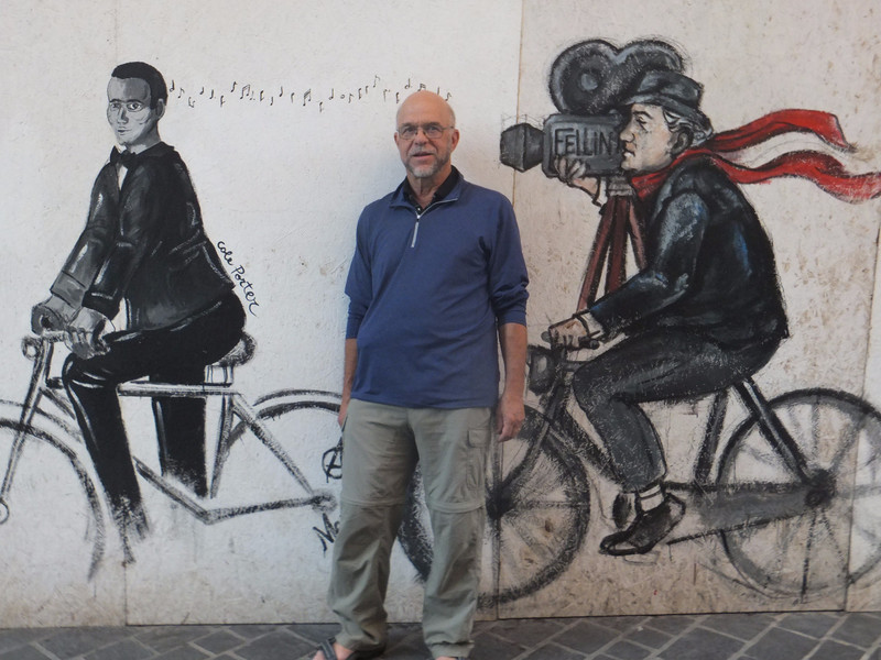 Wall drawings of Porter and Fellini, Ravenna