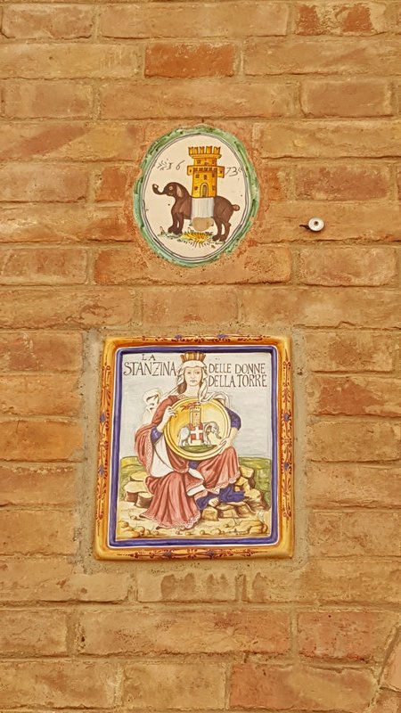 Symbols of one of the neighborhoods in Siena