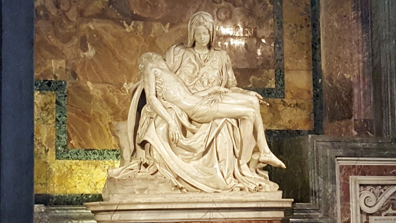 Michelangelo's Pieta in St Peter's